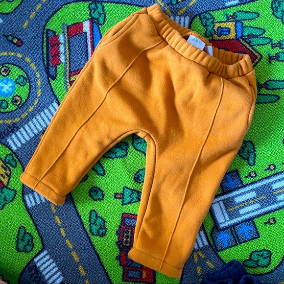 Zara Bottoms Zara Baby Yelloworange Sweatpants Size 8m Poshmark